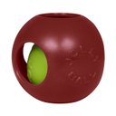 Jolly Pets Teaser Ball Dog Toy, Red, 8-in