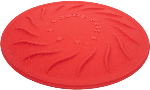 Show full view: Jolly Pets Tuff Flyer Dog Flying-Discs Toy, Red, 8.5-in slide 2 of 6
