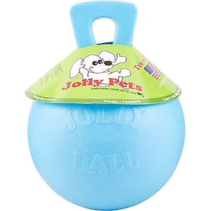 Jolly Pets Tug-n-Toss Dog Toy, Blueberry, 10-in