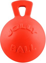 Jolly Pets Tug-n-Toss Dog Toy, Orange, 8-in