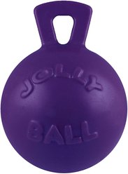 Jolly Pets Tug-n-Toss Dog Toy, Purple, 6-in