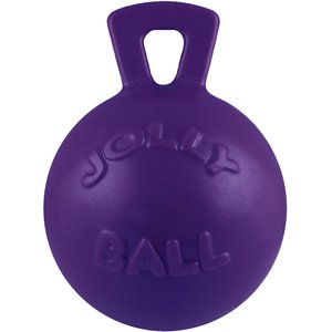 Jolly Pets Tug-n-Toss Dog Toy, Purple, 8-in