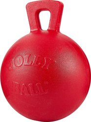 Jolly Pets Tug-n-Toss Dog Toy, Red, 10-in