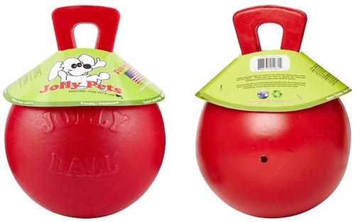 Show full view: Jolly Pets Tug-n-Toss Dog Toy, Red, 10-in slide 3 of 5