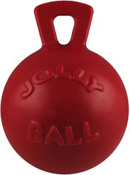 Jolly Pets Tug-n-Toss Dog Toy, Red, 6-in