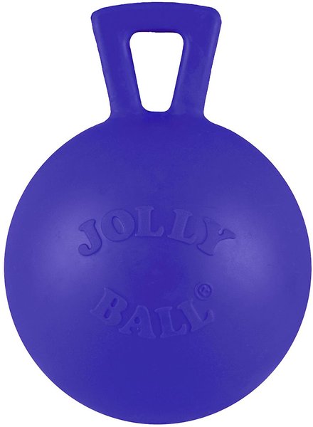 Show full view: Jolly Pets Tug-n-Toss Mini Dog Toy, Blue, 4-in slide 1 of 6