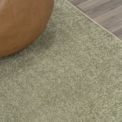JONATHAN Y Twyla Classic Solid Low-Pile Machine-Washable Dog & Cat Area Rug, Sage Green, 5 x 8-ft slide 2 of 9