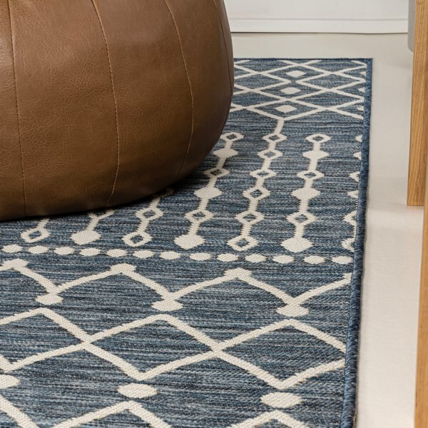JONATHAN Y Zana Modern Geometric Moroccan Reversible Machine-Washable Indoor/Outdoor Runner Dog & Cat Rug