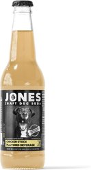 JONES Craft Soda for Dogs Savory Chicken Recipe Dog Food Topping, 12-oz bottle, 4 count