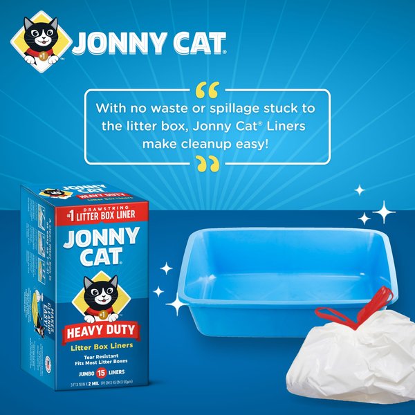 Show full view: Jonny Cat Heavy Duty Tear-Resistant Litter Box Liners, Jumbo, 15 count slide 6 of 12