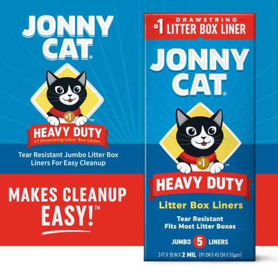 Show full view: Jonny Cat Heavy Duty Tear-Resistant Litter Box Liners, Jumbo, 5 count slide 2 of 12