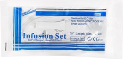 Jorvet Infusion Set with Y Injection, 78-in, 20 Drops per mL, bundle of 2 slide 1 of 3