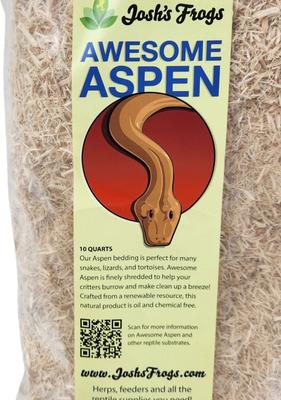 Show full view: Josh's Frogs Awesome Aspen Reptile Substrate, 10-qt bag slide 4 of 9
