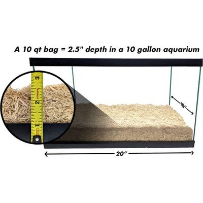 Show full view: Josh's Frogs Awesome Aspen Reptile Substrate, 10-qt bag slide 8 of 9