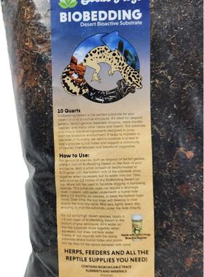 Show full view: Josh's Frogs BioBedding Desert Bioactive Reptile Substrate, 10-qt bag slide 3 of 10