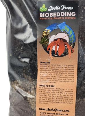 Show full view: Josh's Frogs BioBedding Hermit Crab Bioactive Reptile Substrate, 10-qt bag slide 2 of 9