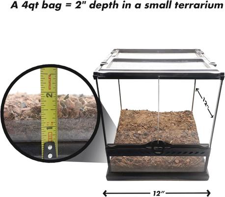 Show full view: Josh's Frogs BioBedding Pac-Man Bioactive Reptile Substrate, 4-qt bag slide 7 of 8