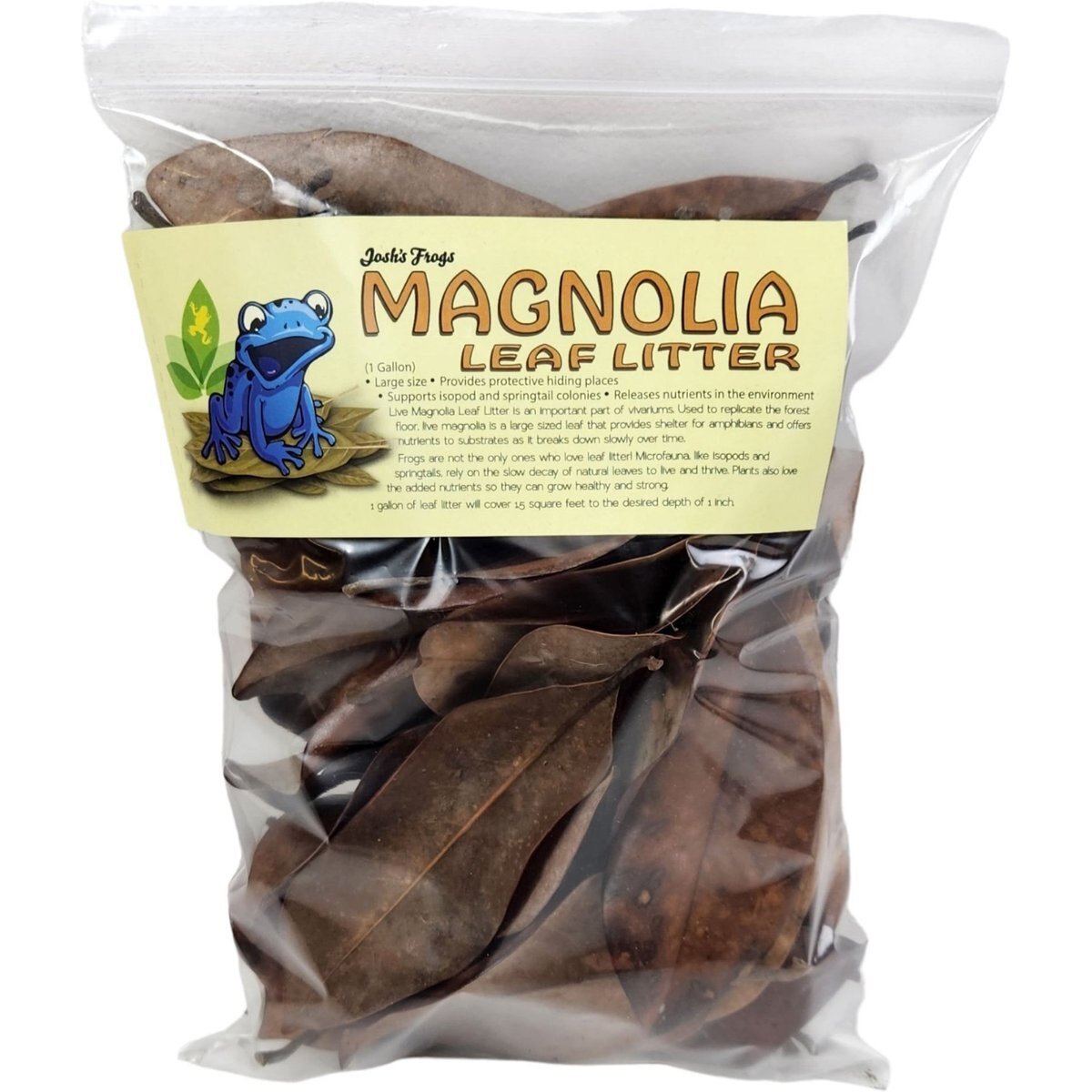Josh's Frogs Magnolia Reptile Leaf Litter, 1-gal bag