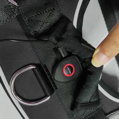 Show full view: Joyride Harness NightSafe LED Light Up No Pull Dog Harness 2.0, Black Onyx, Large: 28 to 33-in chest slide 4 of 13