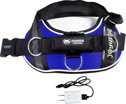 Joyride Harness NightSafe LED Light Up No Pull Dog Harness 2.0, Blue Serenity, X-Small: 12 to 17-in chest slide 2 of 9