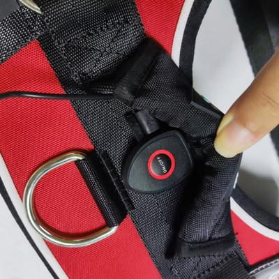 Show full view: Joyride Harness NightSafe LED Light Up No Pull Dog Harness 2.0, Red Rush, Medium: 23 to 28-in chest slide 3 of 12