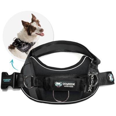 Show full view: Joyride Harness Premium Advanced No Pull Dog Harness 2.0, Black Onyx, Small: 17 to 22-in chest slide 1 of 12