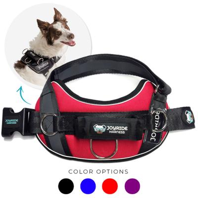 Show full view: Joyride Harness Premium Advanced No Pull Dog Harness 2.0, Red Rush, Medium: 23 to 28-in chest slide 1 of 12