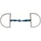 Show in main carousel: JP Korsteel Blue Steel Jointed Dee Ring Snaffle Horse Bit, 4-in slide 1 of 1