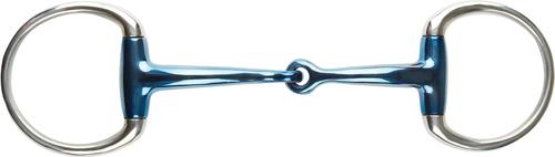 Show full view: JP Korsteel Blue Steel Jointed Eggbutt Horse Snaffle Bit, 5-in slide 1 of 1