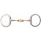Show in main carousel: JP Korsteel Stainless Steel Copper Oval Link Eggbutt Horse Snaffle Bit, 5.5-in slide 1 of 1