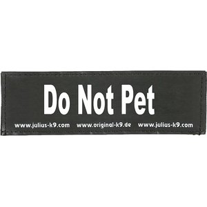 Julius-K9 Do Not Pet Dog Patch, Small