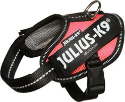 Julius-K9 IDC Powerair Dog Harness, Pink, Baby 2: 13 to 17.5-in chest