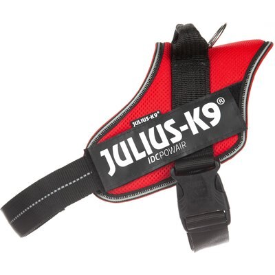 Julius-K9 Julius-K9 IDC Powerair Dog Harness, Red, Size 1: 26 to 33.5-in chest