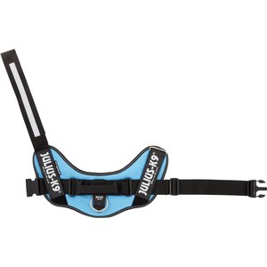 Julius-K9 IDC Powerharness Nylon Reflective No Pull Dog Harness, Aquamarine, Size 2: 28 to 37.5-in chest