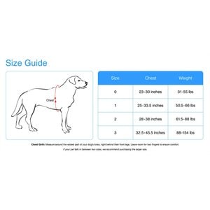 Julius-K9 IDC Powerharness Nylon Reflective No Pull Dog Harness, Black, Baby 2: 13 to 17.5-in chest