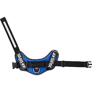 Julius-K9 IDC Powerharness Nylon Reflective No Pull Dog Harness, Blue, Size 1: 26 to 33.5-in chest