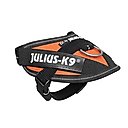Julius-K9 IDC Powerharness Nylon Reflective No Pull Dog Harness, UV Orange, Size 1: 26 to 33.5-in chest