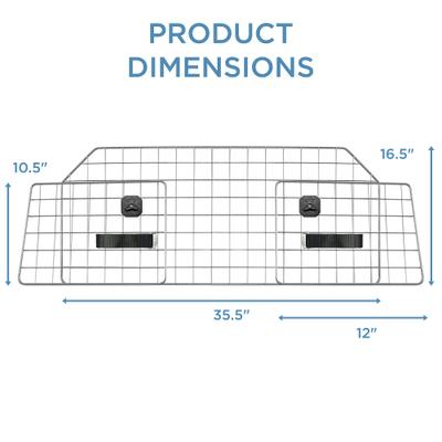 Show full view: Jumbl Pets Heavy-Duty Adjustable Car & SUV Dog Barrier slide 3 of 8