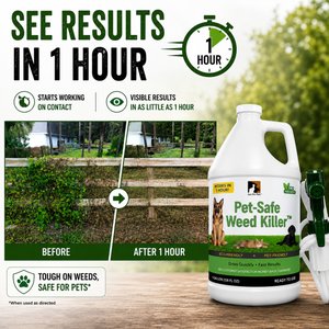 Just For Pets Glyphosate-Free Weed Killer Spray, 128-fl oz bottle, 1 count