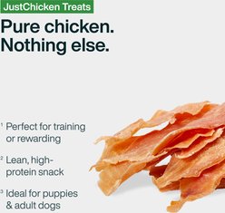 JustFoodForDogs Chicken Breast Dehydrated Dog Treats, 5-oz bag slide 2 of 7