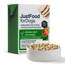 JustFoodForDogs Pantry Fresh Chicken & White Rice Fresh Dog Food, 12.5-oz pouch, case of 12