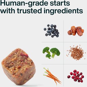 JustFoodForDogs Probiotic Booster Gut, Digestive Health Support, Diarrhea, Human Grade Ingredients Soft Chews Supplement for Dogs, 45 count