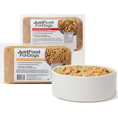 JustFoodForDogs Variety Pack Frozen Human-Grade Fresh Dog Food, 5.5-oz pouch, case of 9