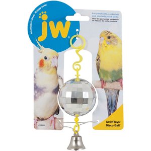 JW Pet Activitoy Birdie Disco Ball Toy, Small/Medium