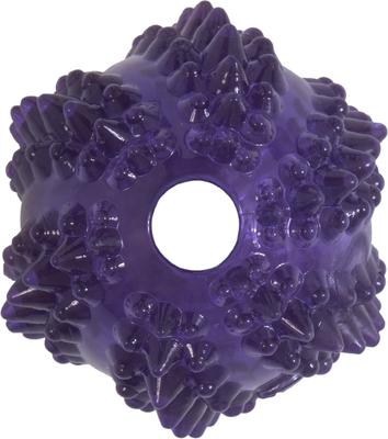 Show full view: JW Pet Bristly Cactus Ball Dog Toy, Purple slide 4 of 7