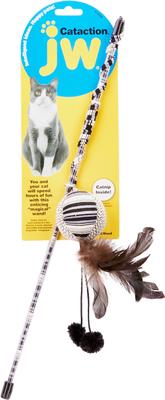 Show full view: JW Pet Cataction Ball with Wand Cat Toy slide 2 of 7