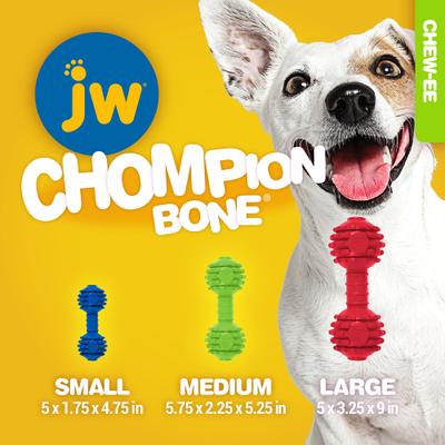 Show full view: JW Pet Chompion Dog Toy, Color Varies, Middleweight slide 5 of 10
