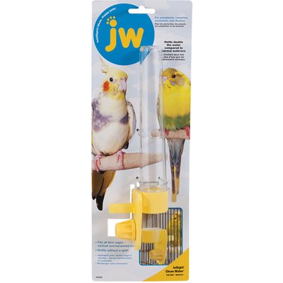 JW Pet JW Pet Clean Water Silo Bird Waterer, Tall