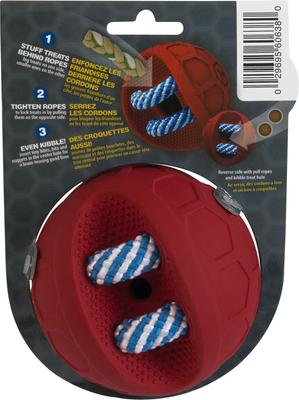 Show full view: JW Pet Fits All Treat Ball Dog Toy, Red slide 2 of 4