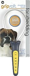 JW Pet Gripsoft Shedding Blade, Regular